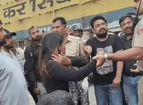 Young woman creates a ruckus for 5 hours, slaps petrol pump operator.