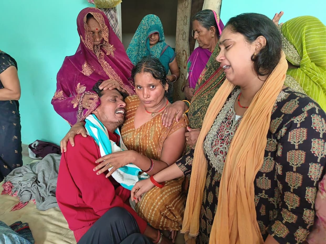 Murder of three men, tension in village