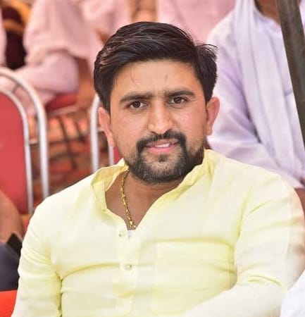 राहुल शर्मा भाजपा युवा जिला अध्यक्ष।
