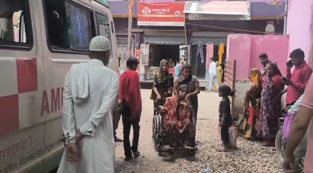 Patients facing difficulties due to the suspension of road construction for four months.