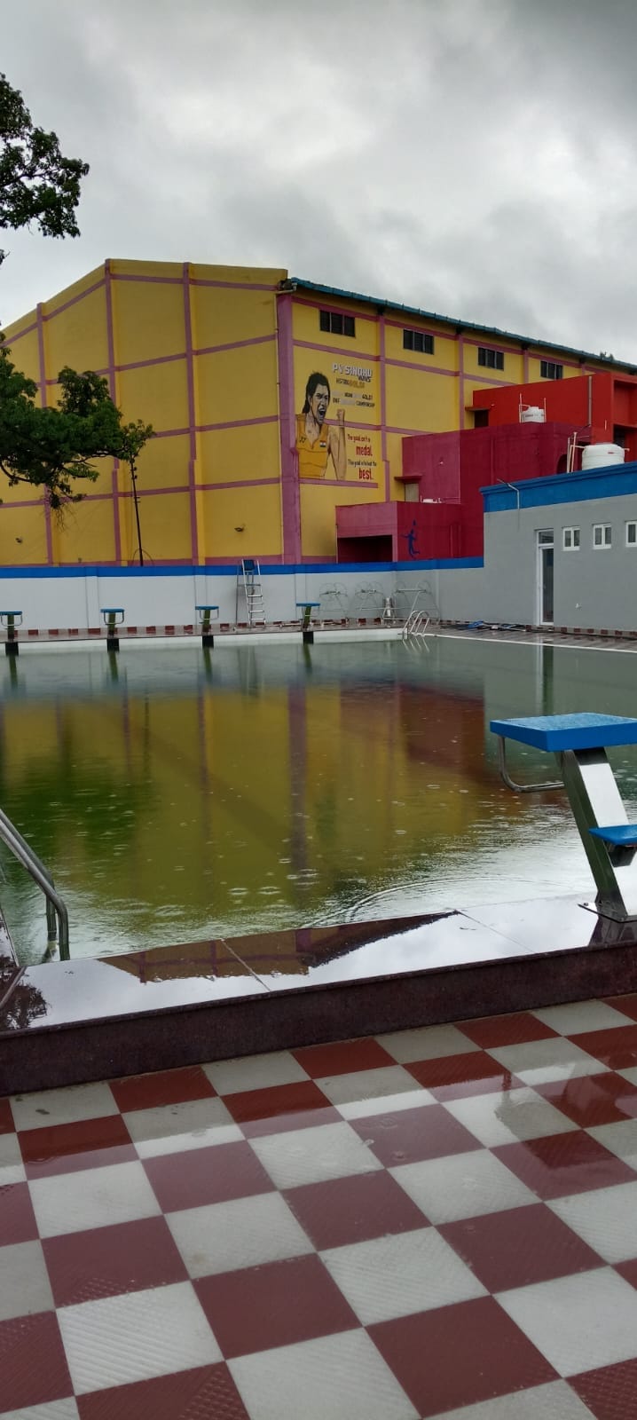 National-level players will be groomed at the swimming pool.