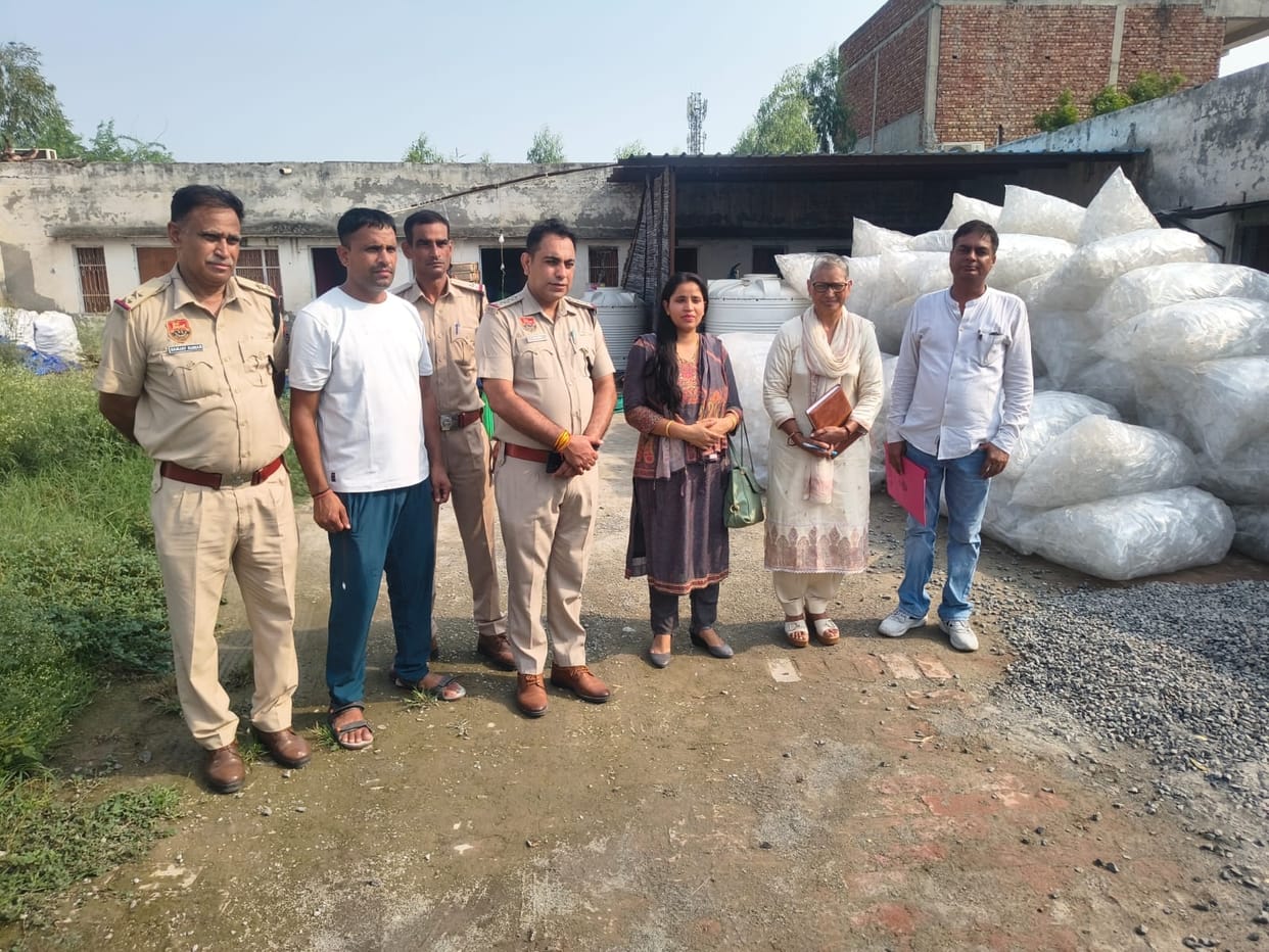 Police bust spurious liquor factory in Indra Nagar; over 2,500 quarter-bottles seized.