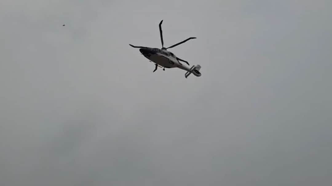 Bihar chief minister helicopter stuck air hajipur vaishali News hindi news