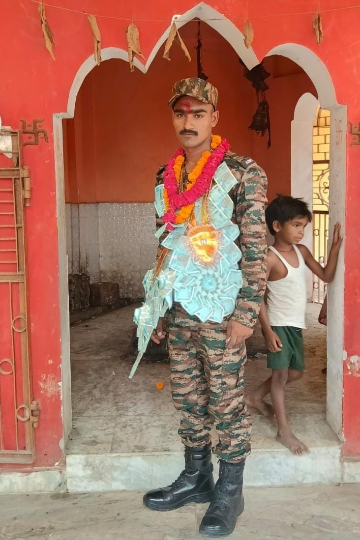 Agniveers welcomed upon completion of training.