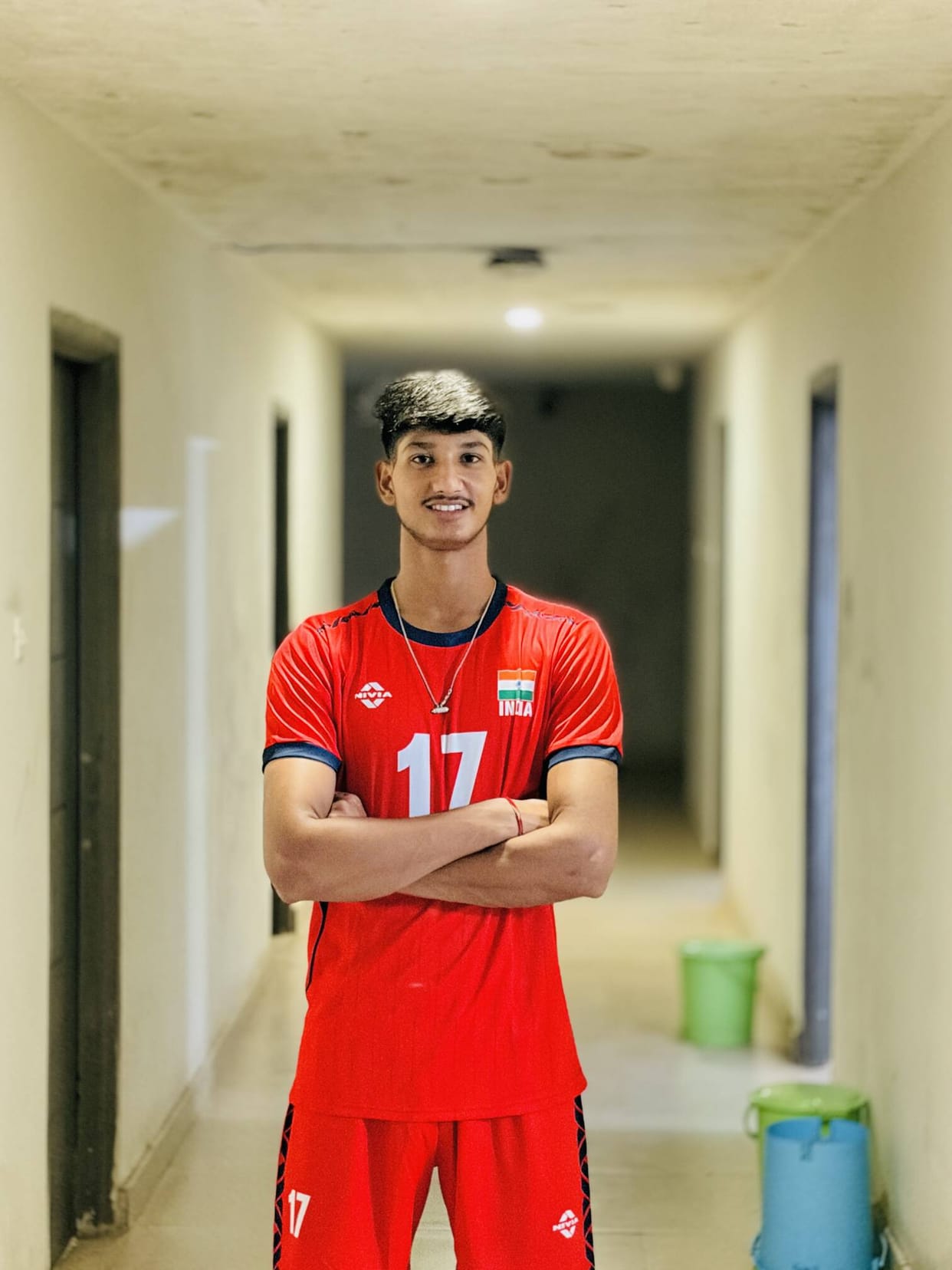 Kushal Singh selected for the Indian team for the Under-18 Asian Volleyball Championship.