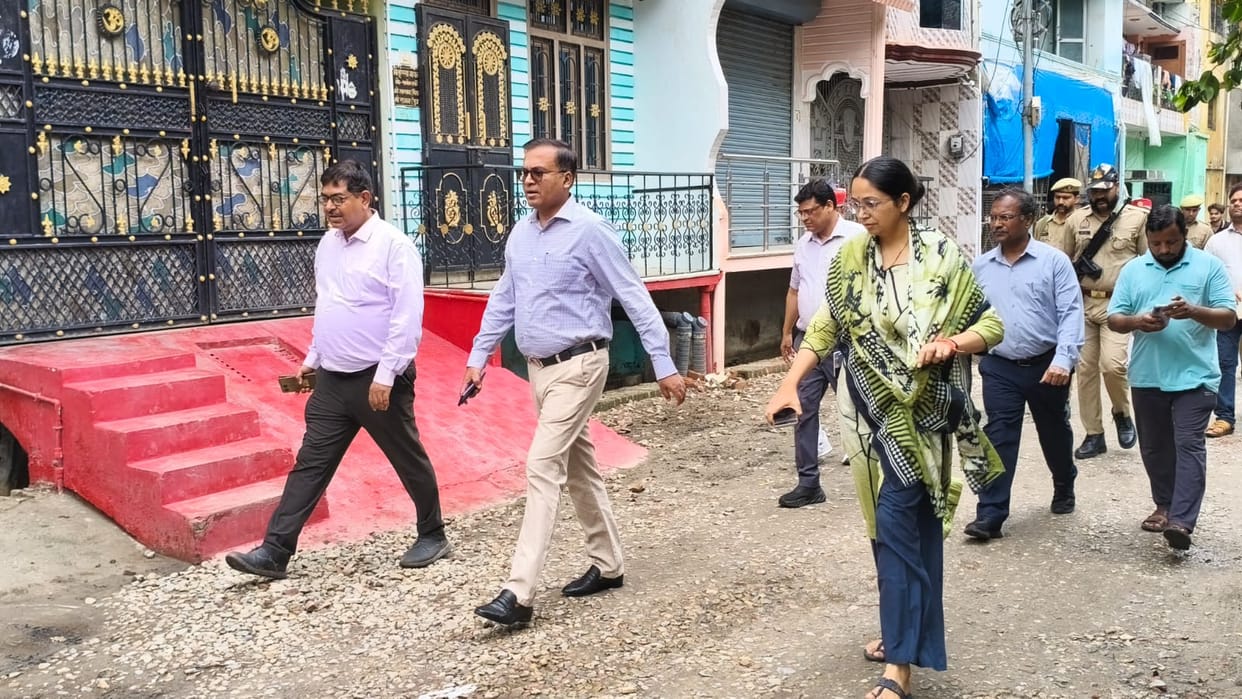 Instructions issued to remove encroachments on the route from Anta Crossing to Devi Prasad School.