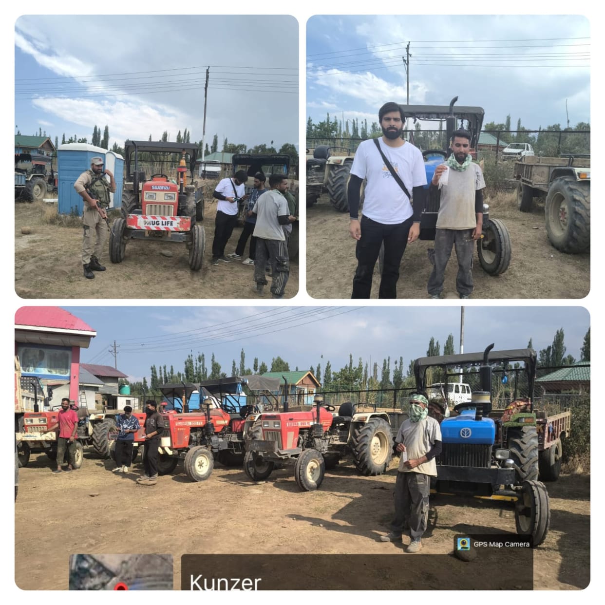 Srinagar, Kunjar, Illegal Mining, Six Tractor Seized
