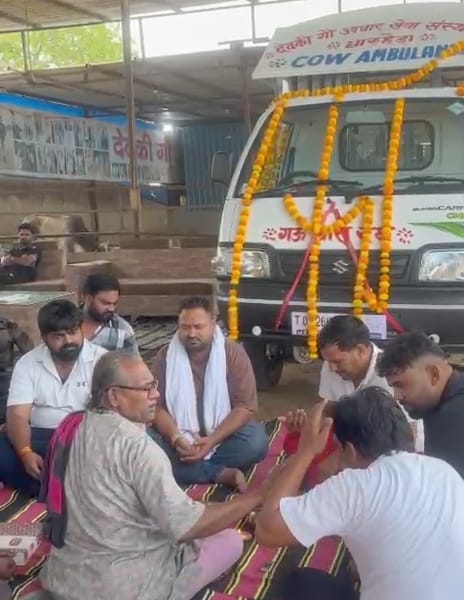Chairman gave tempo to cow treatment service organization