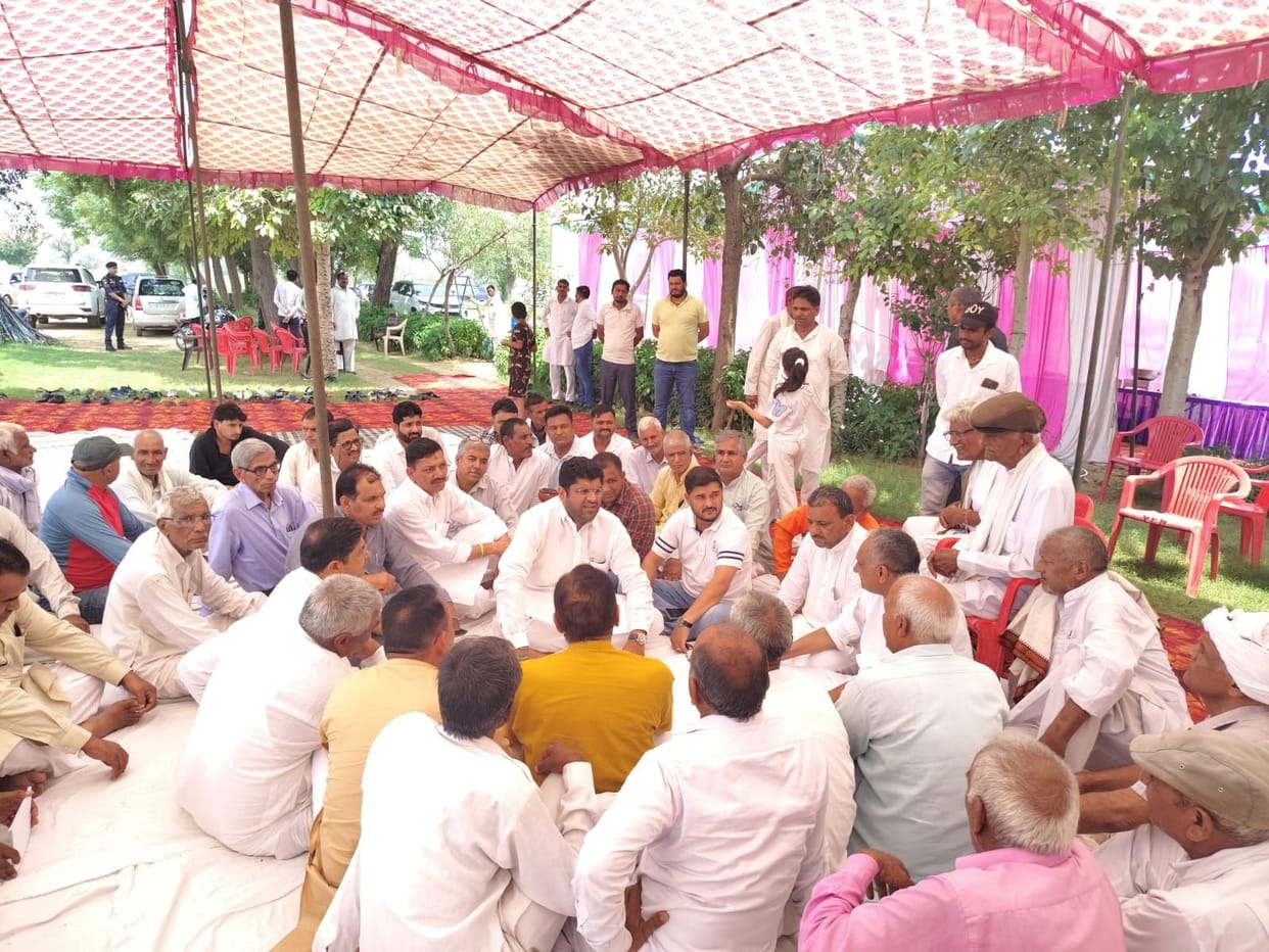 Dushyant Chautala reaches out to the public; says JJP stands with them in every joy and sorrow.