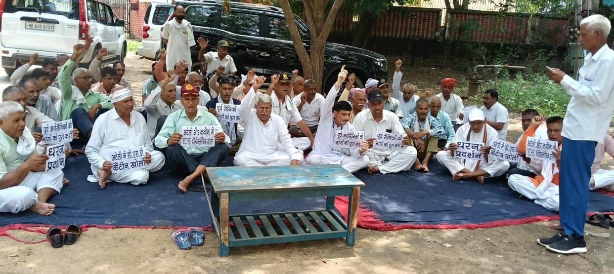Held a protest demonstration regarding demands and submitted a memorandum.