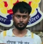 फोटो-22- ठगी का आरोपी दीपक। स्रोत पुलिस