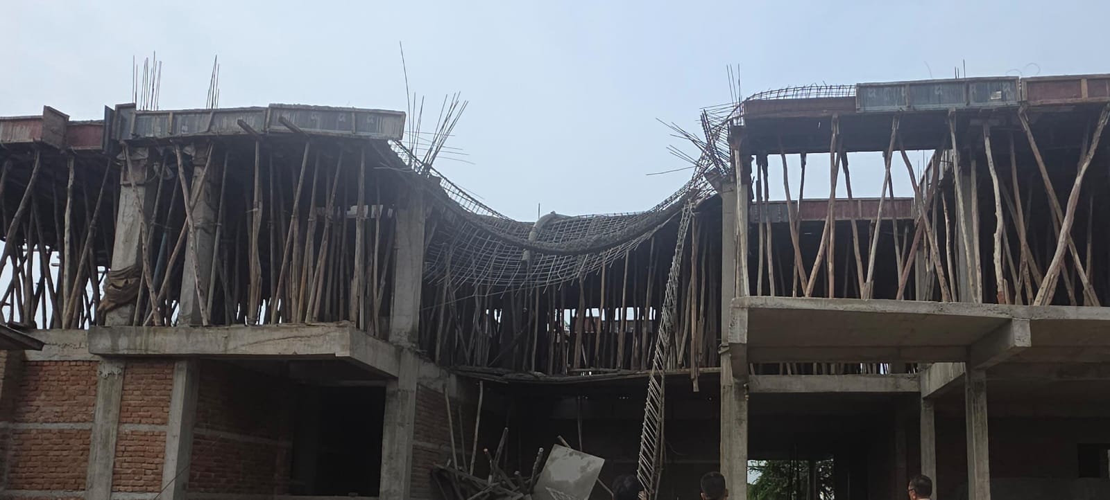 घटना के बाद मकान की तस्वीर।