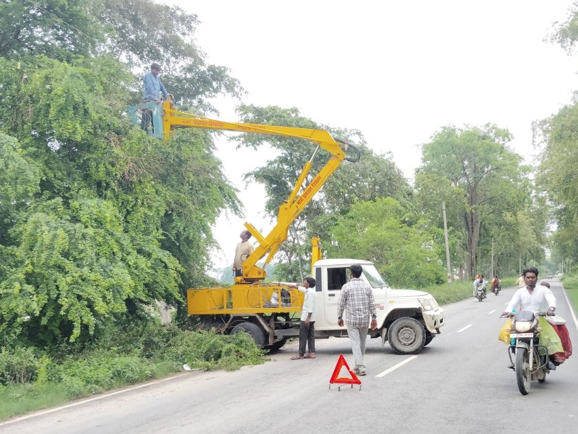 Tree falls on HT line; power supply disrupted for six hours.
