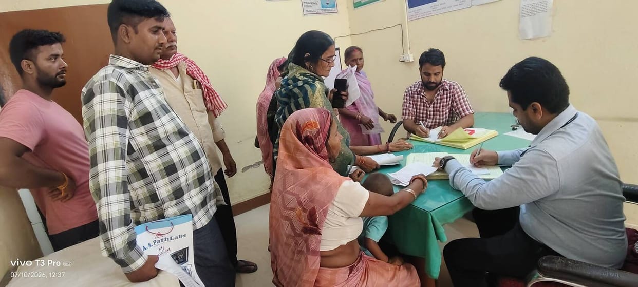 120 people suffering from cough, cold, fever, and allergies received treatment.