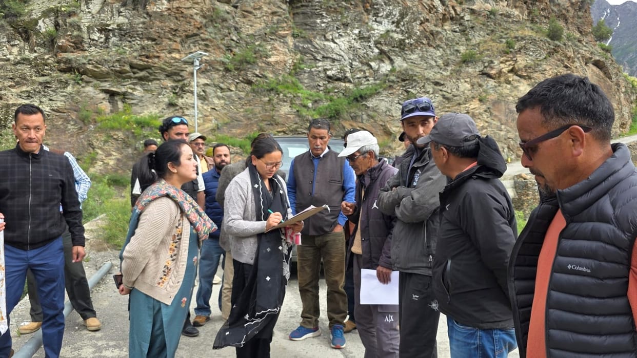 MLA Anuradha visited Tod Valley.