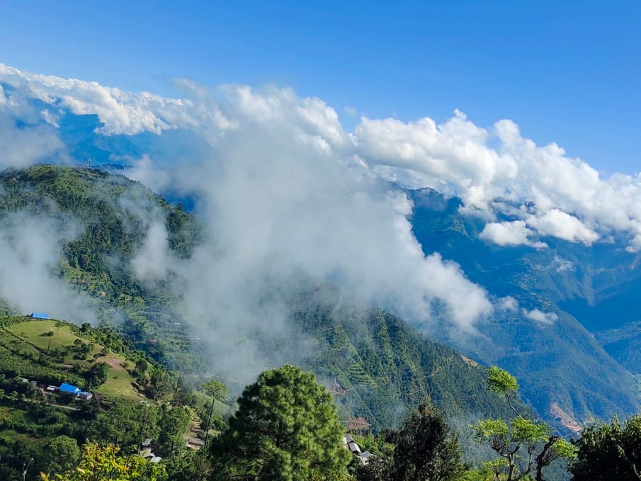 Torrential rain in Nepal; flood alert issued for the district.