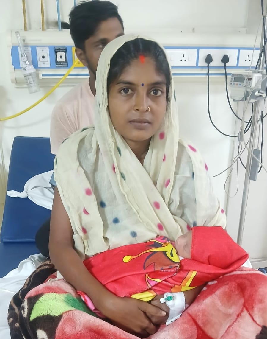 The first cry of a newborn echoed in the medical college.