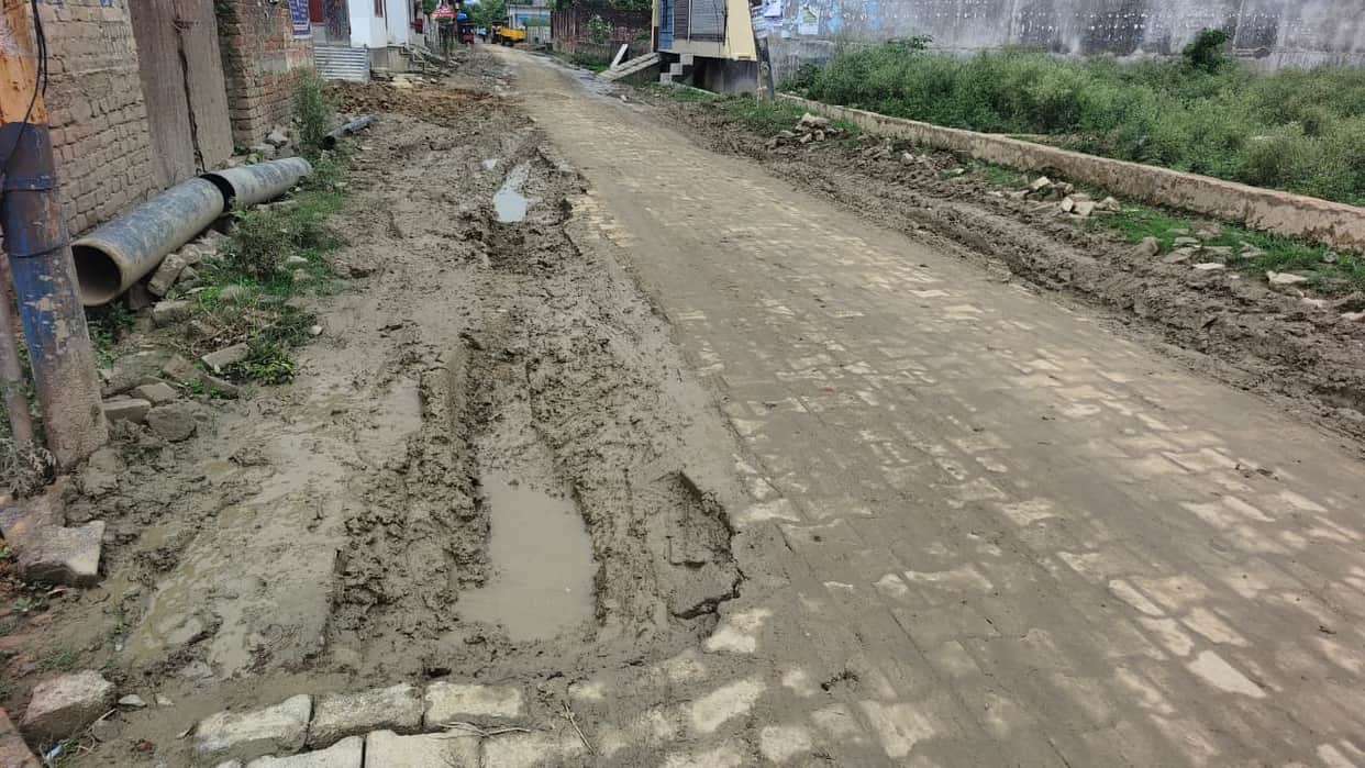 Roads dug up for gas pipeline, responsibility buried