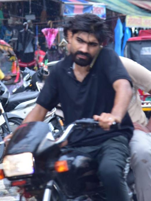 Flouting traffic rules, endangering lives.