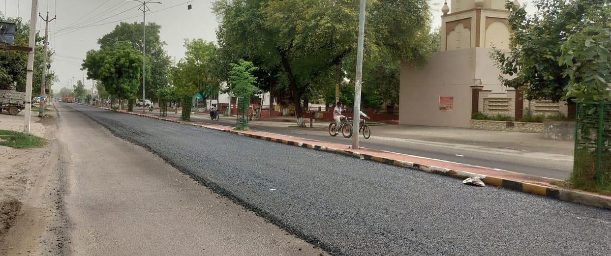 The face of the city is changing rapidly ahead of the Prime Minister's arrival.