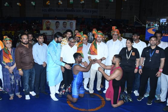 Haryana finished first by winning 10 medals at the Under-23 National Wrestling Championship.