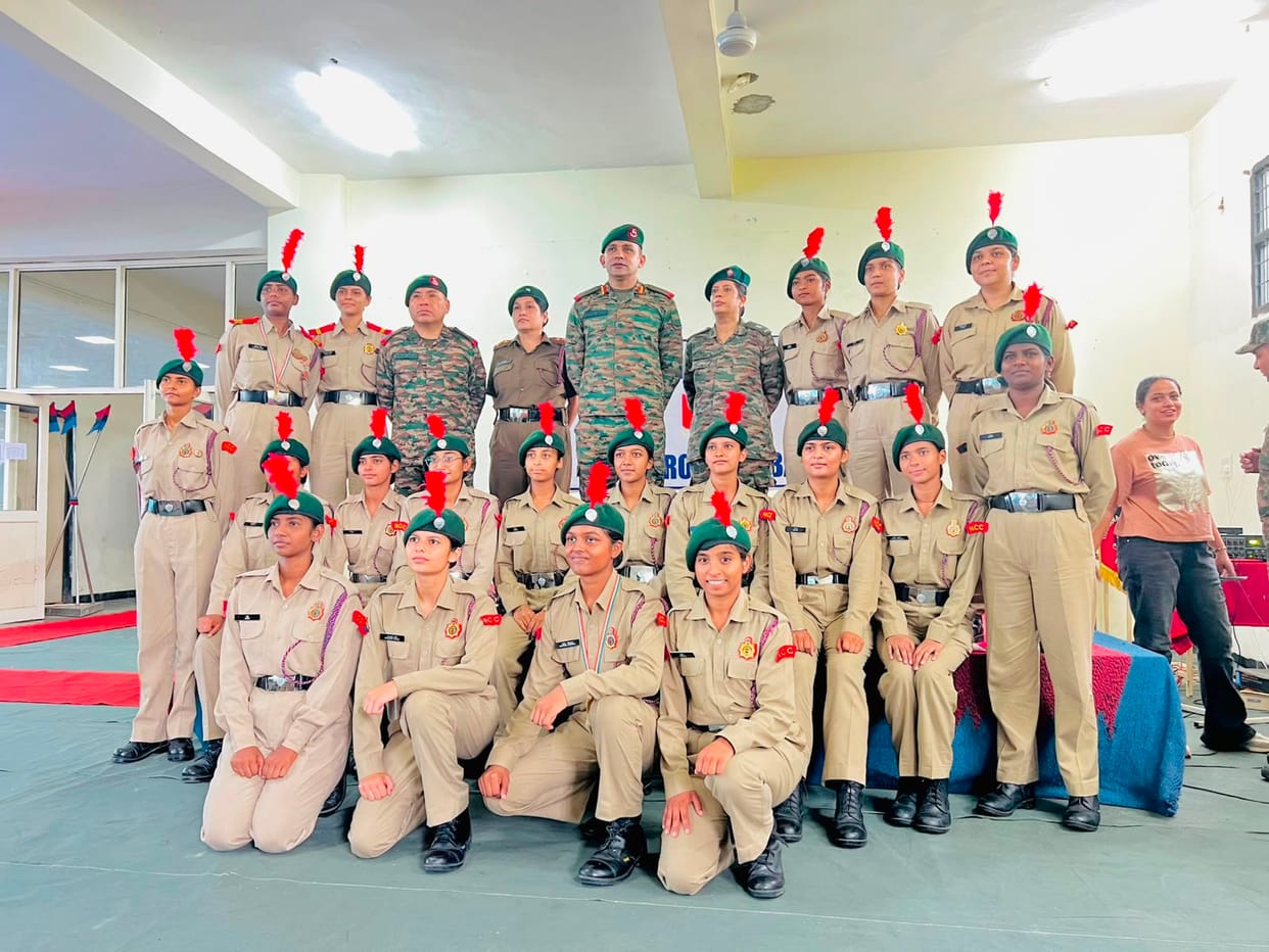 Secured third position in Guard Drill and fourth position in Contingent Drill