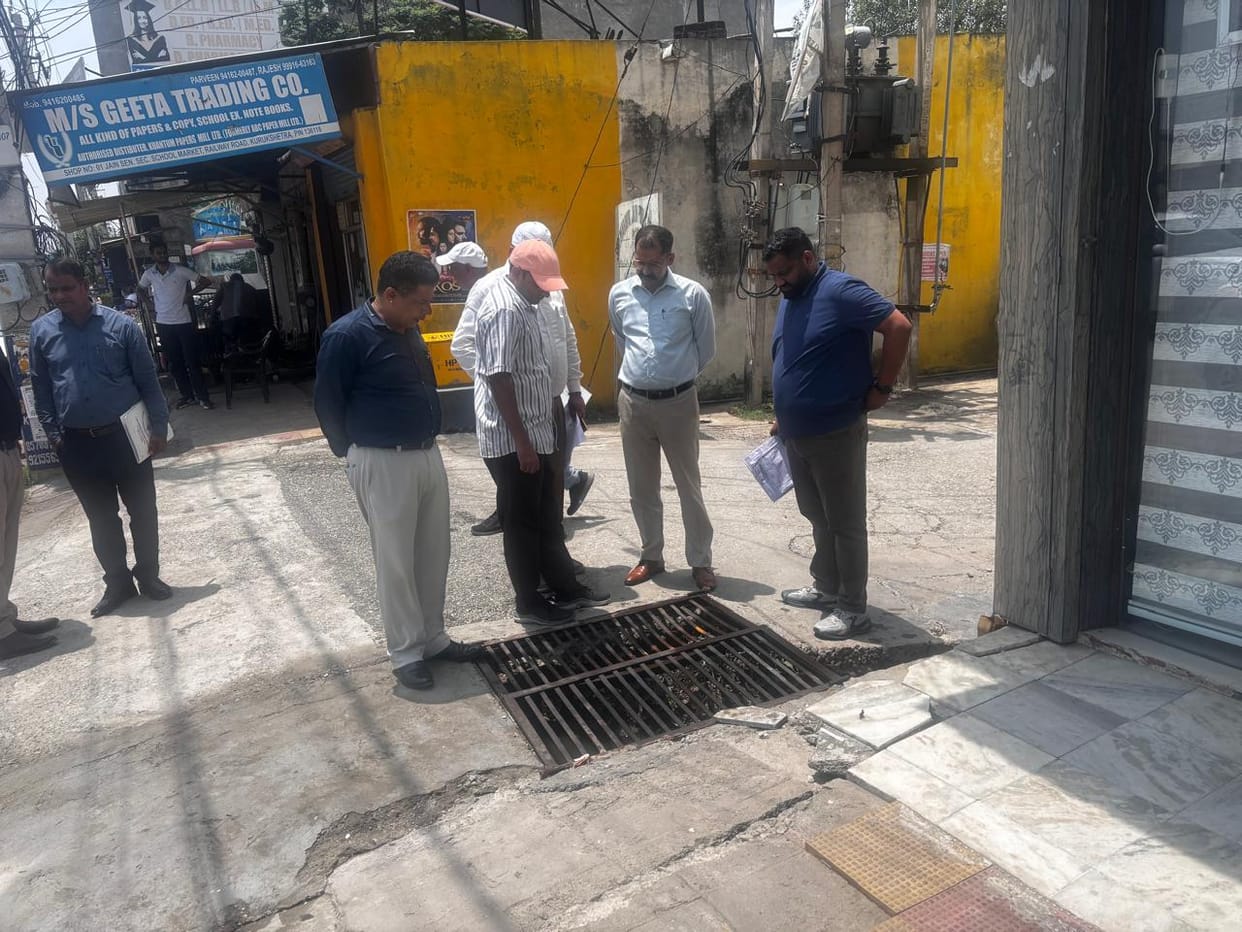 Throwing garbage in drains will result in a fine