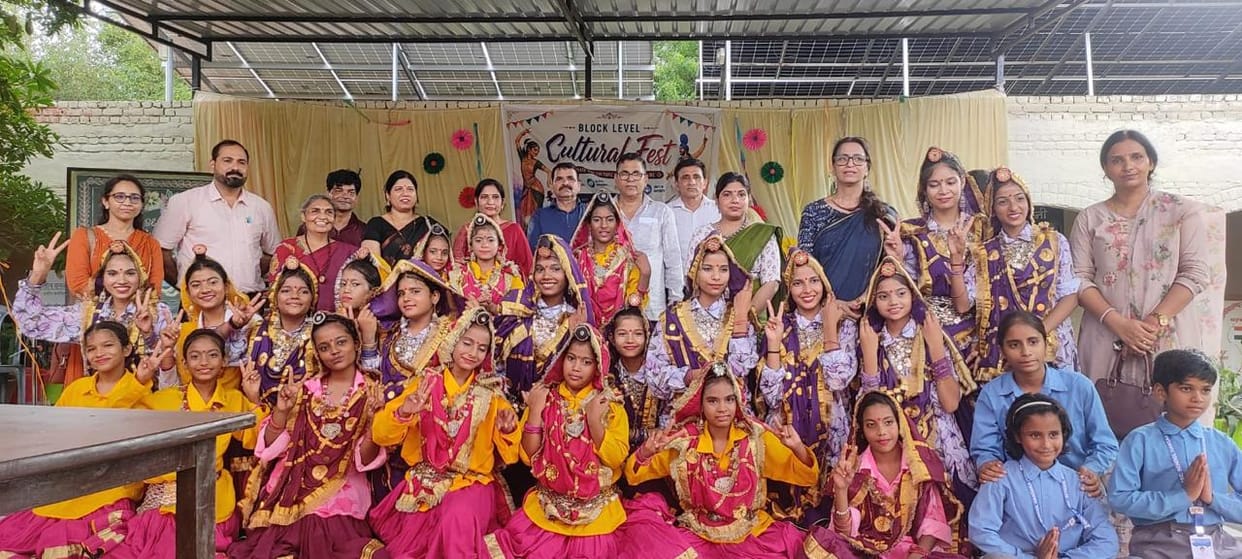 Students showcased their talent at the cultural festival and were honored with awards.