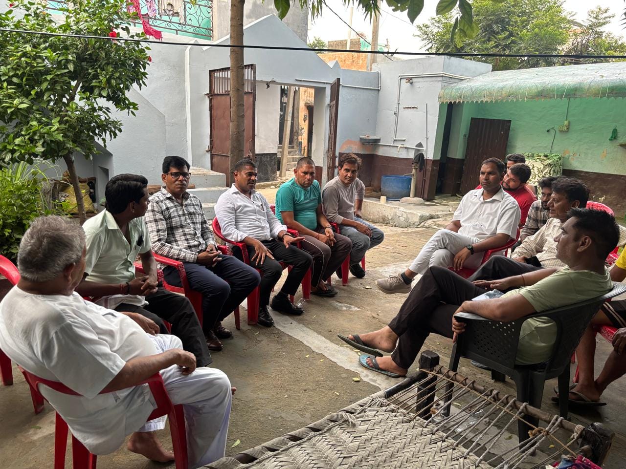 Village head dies in road accident; BSP leaders offer condolences to the family.