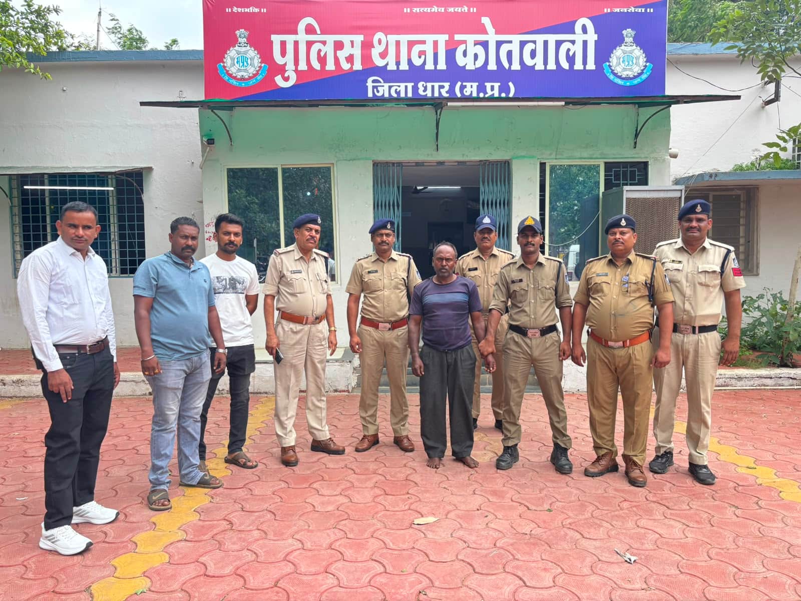 पुलिस ने आरोपी को किया गिरफ्तार