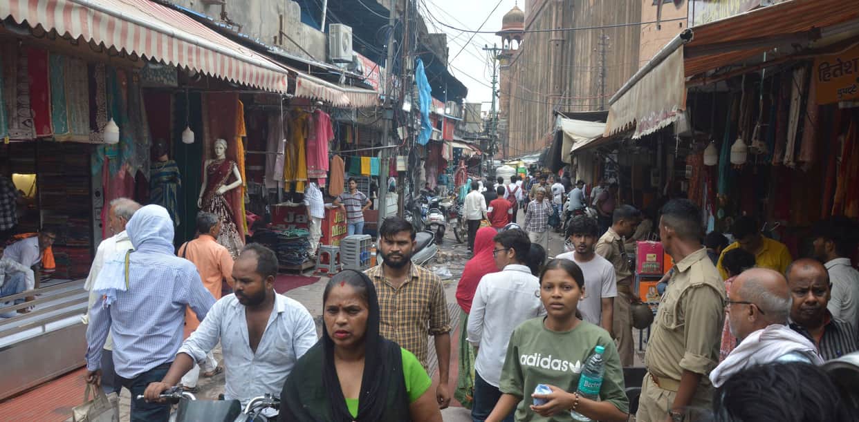 Subhash Bazaar opens on the fourth day; elderly woman remains untraced despite drain cleaning.