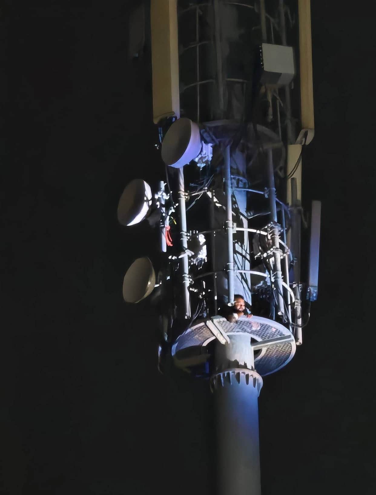 I will not come down from the tower until my wife is sent off with me...