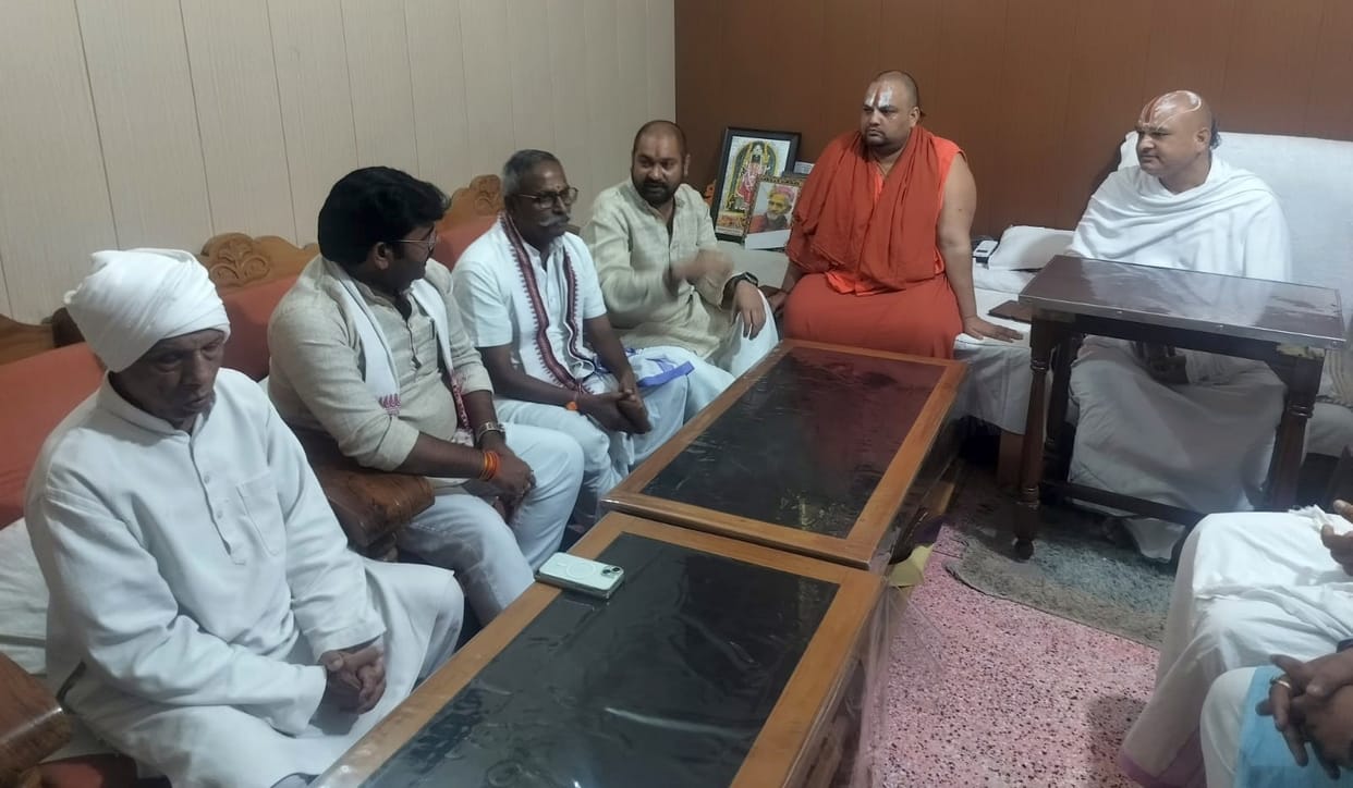 Gopal Rao seeks the company of saints and is making frequent visits to them