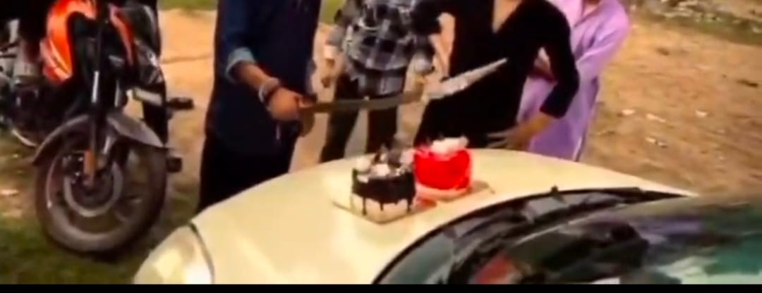 Video of cake cut with sword at old SP bungalow goes viral