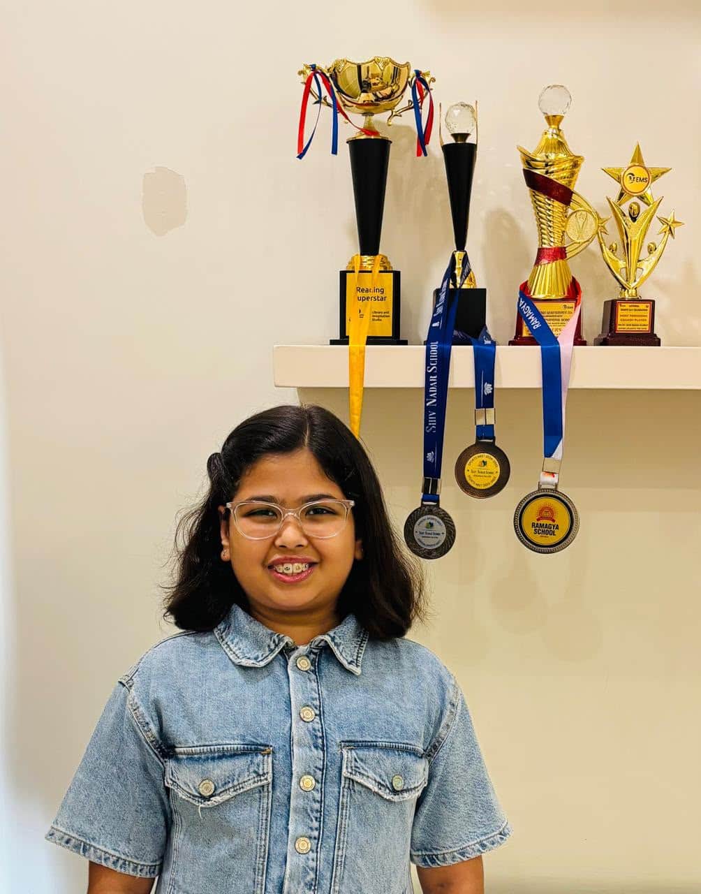 Rising Athlete: Diya aims to win a national-level medal in squash.