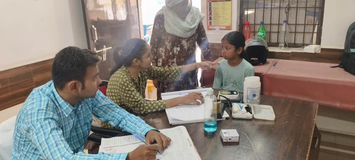 No medication for the ailment; patients returned after finding the BP machine out of order.