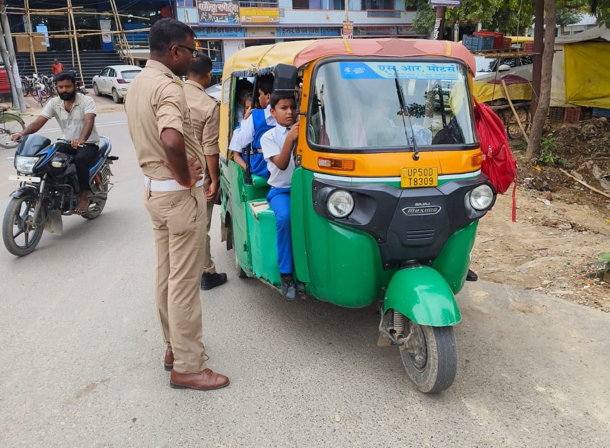 A fine for 60 autos for carrying more children than capacity