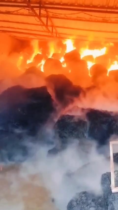 भीषण आग