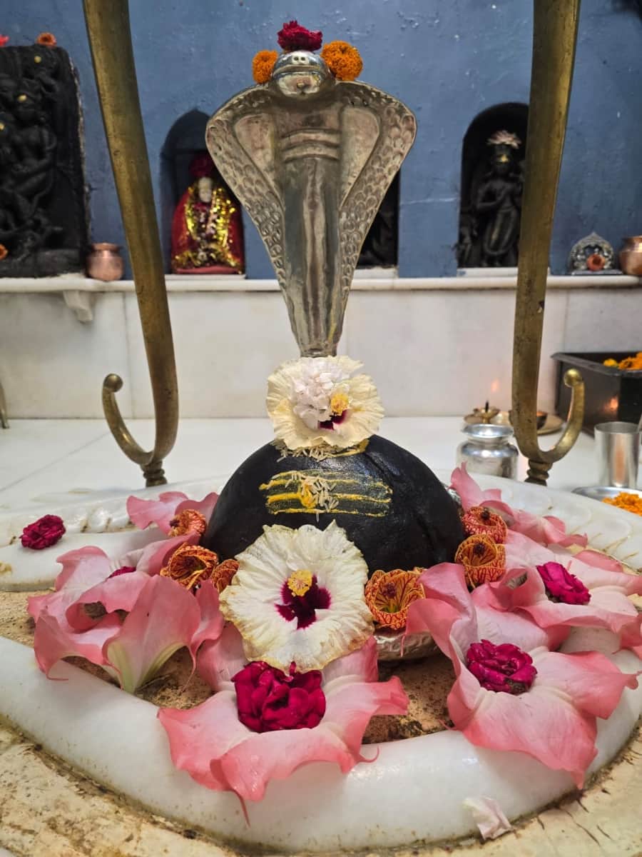 बैजनाथ के ऐतिहासिक शिव मंदिर का पवित्र शिव लिंग। संवाद