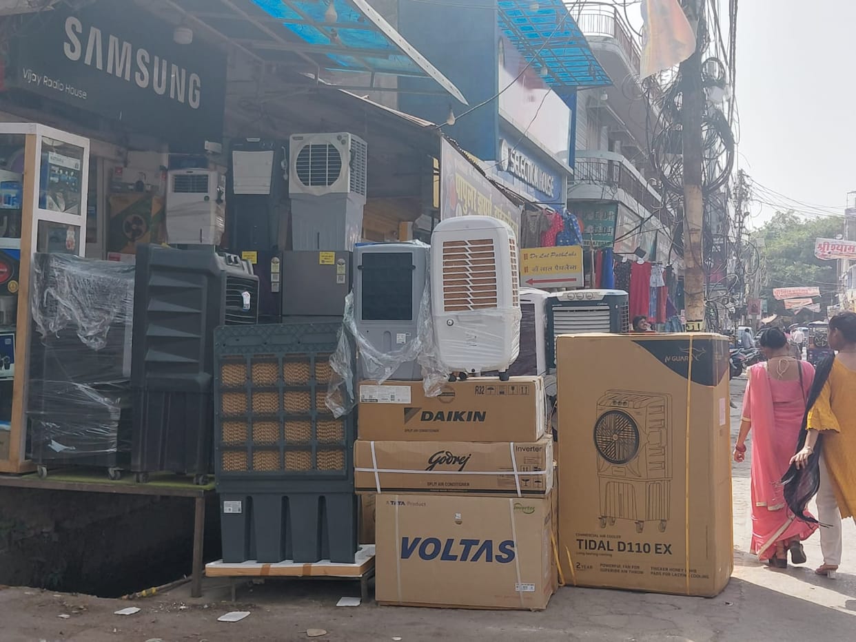 AC and cooler sales slowed down following the arrival of the monsoon.