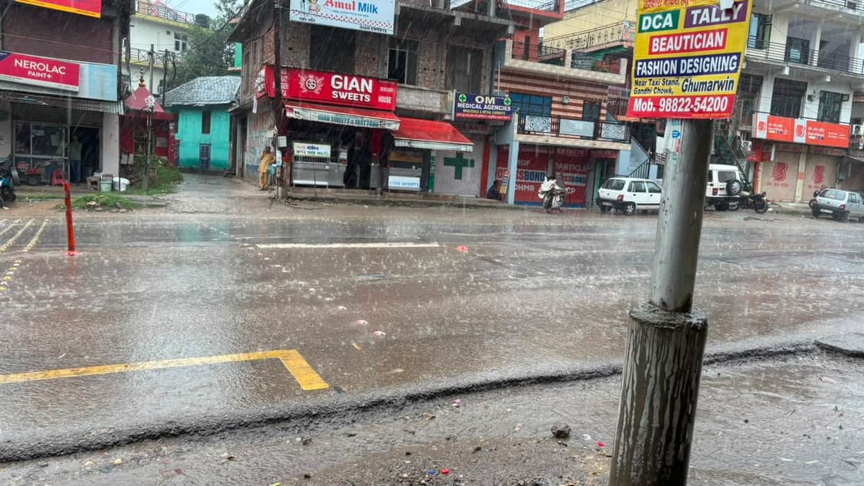 Weather takes a turn with rain and strong winds; relief from humidity.