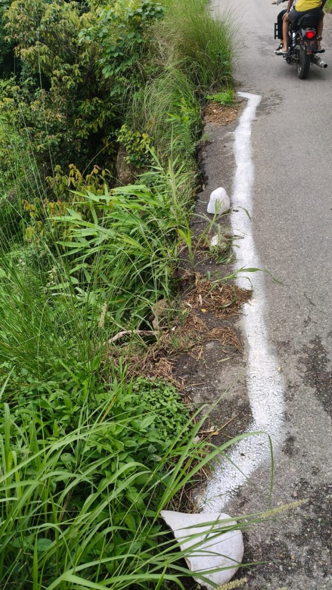 Mataur-Kohala road damaged at several points; commuters facing difficulties.