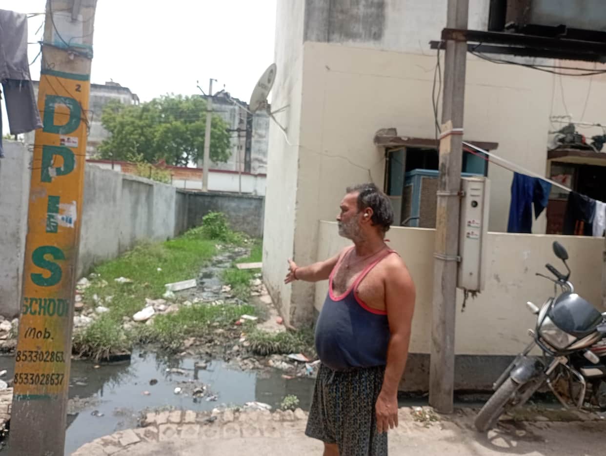 Population of 2,000 in dire straits in Kanshiram Colony