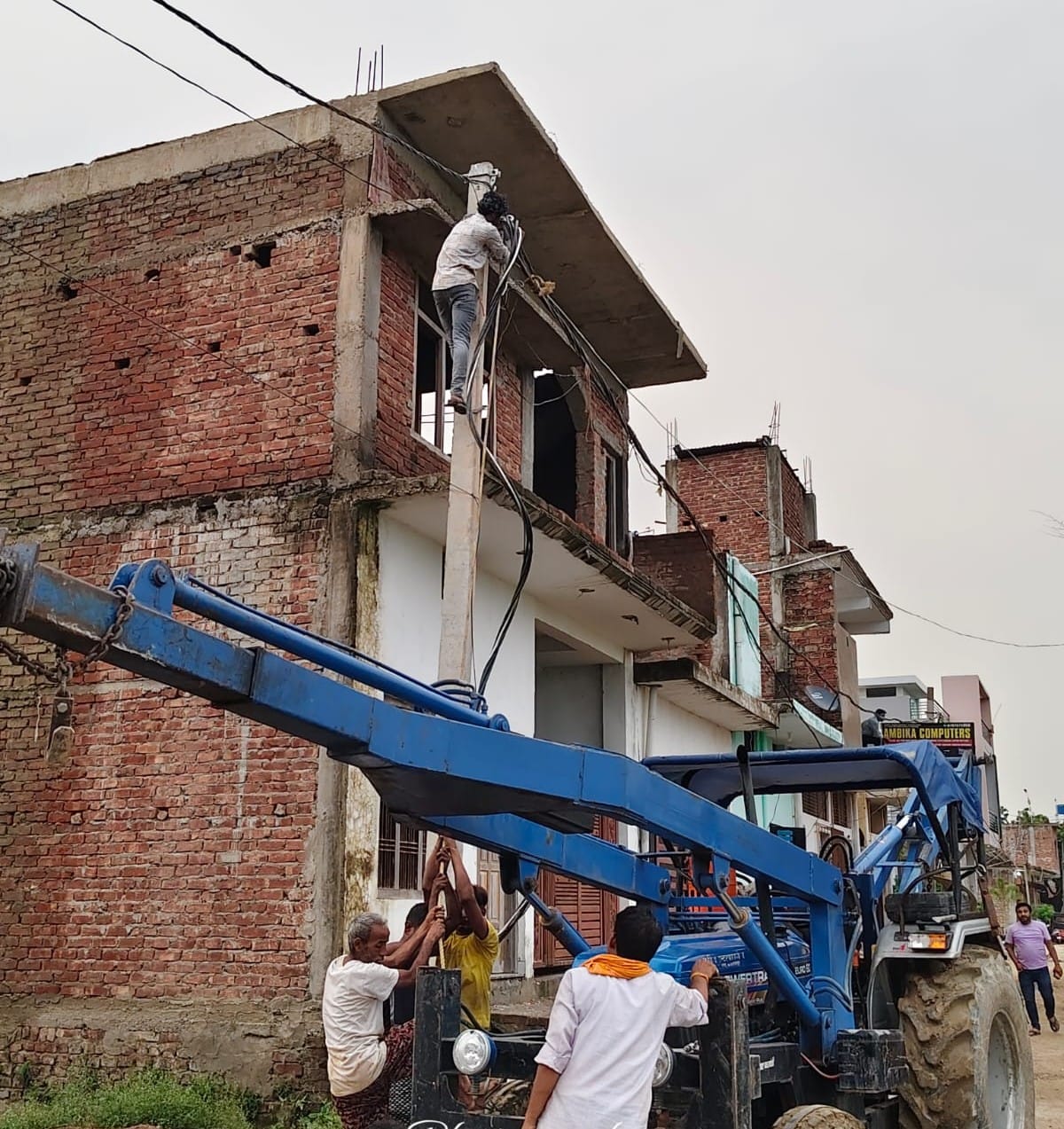 Electricity was cut off for 21 hours in 50 villages
