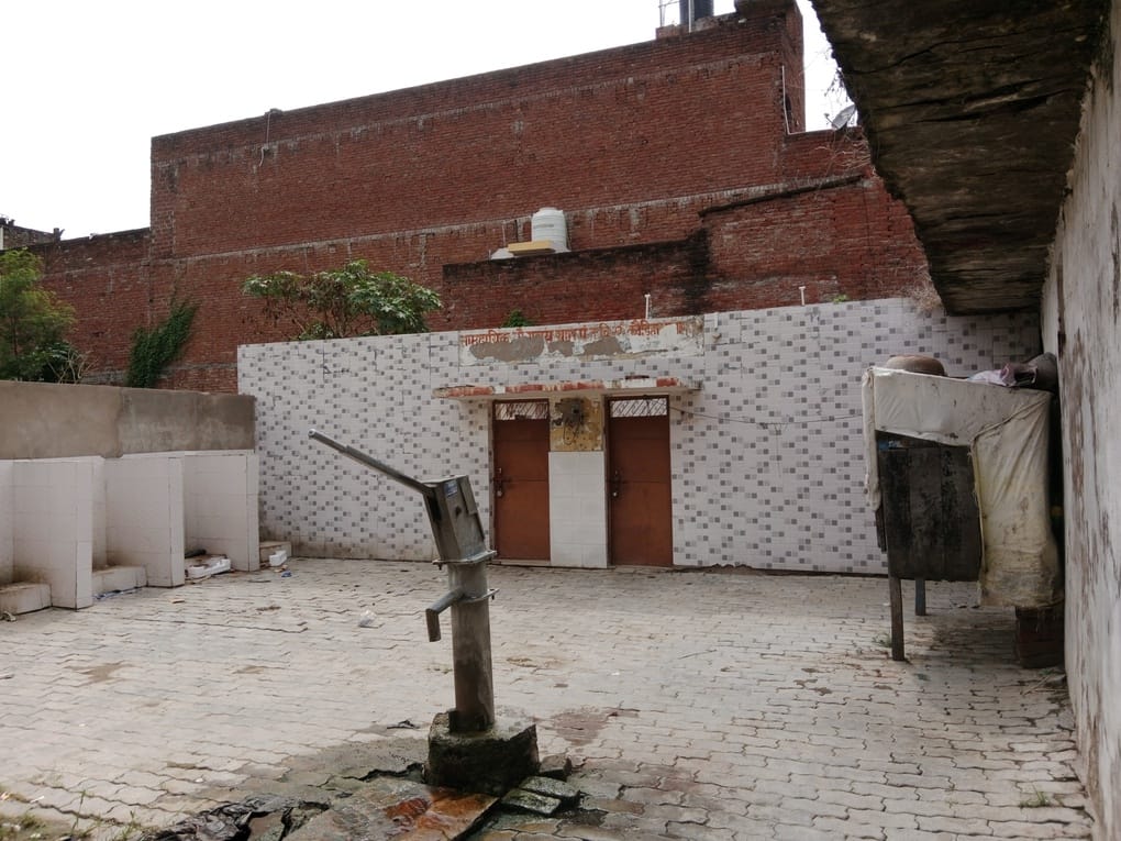 The Kaudihar community toilet was found closed