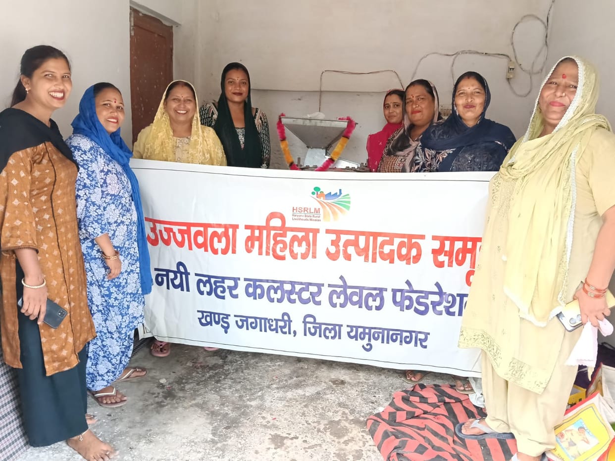 The village will eat flour prepared by women