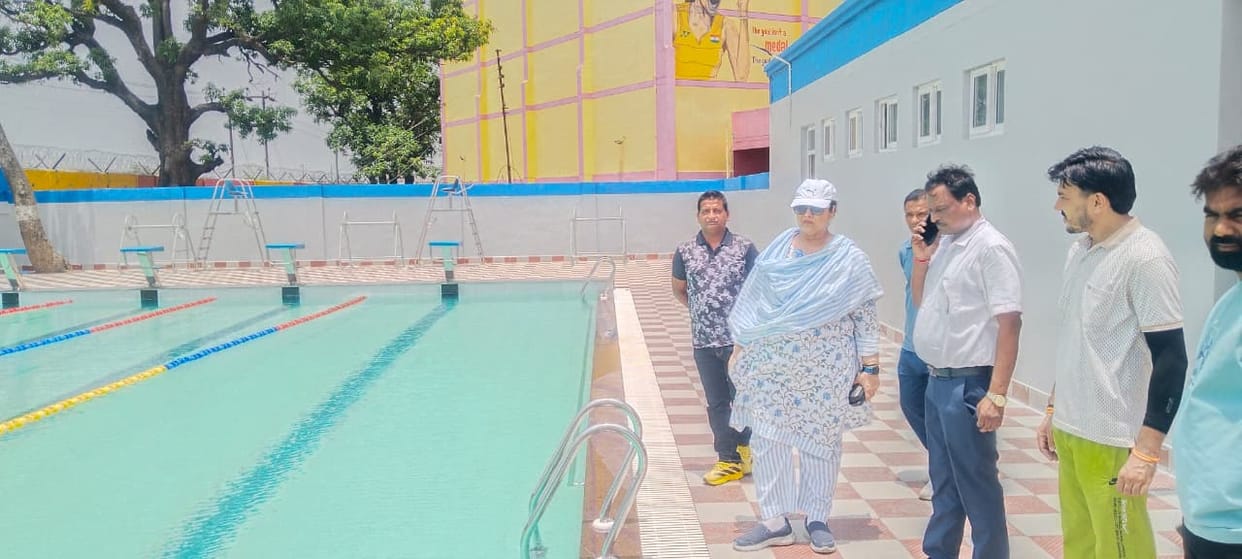 The Regional Sports Officer inspected the stadium.