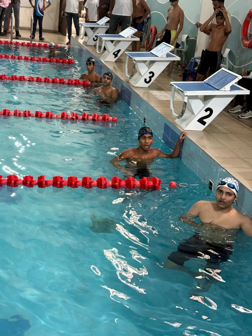 72 players from the district will showcase their skills at the state-level swimming competition.
