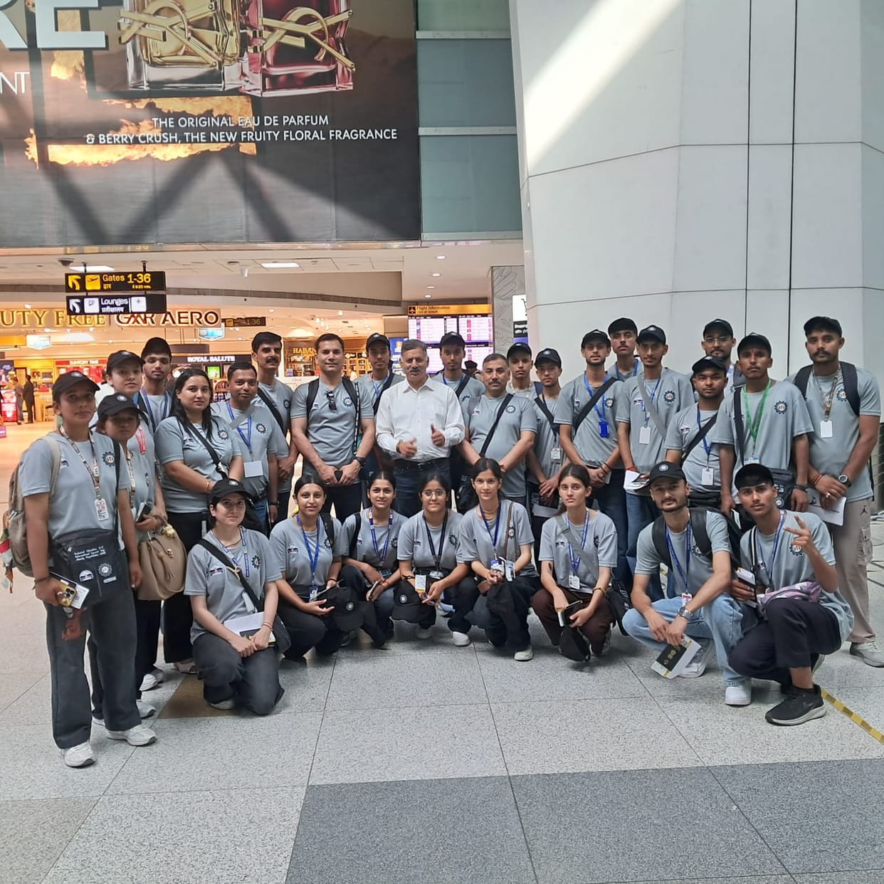 A team of ITI trainees has departed for Kazakhstan for an exposure visit.