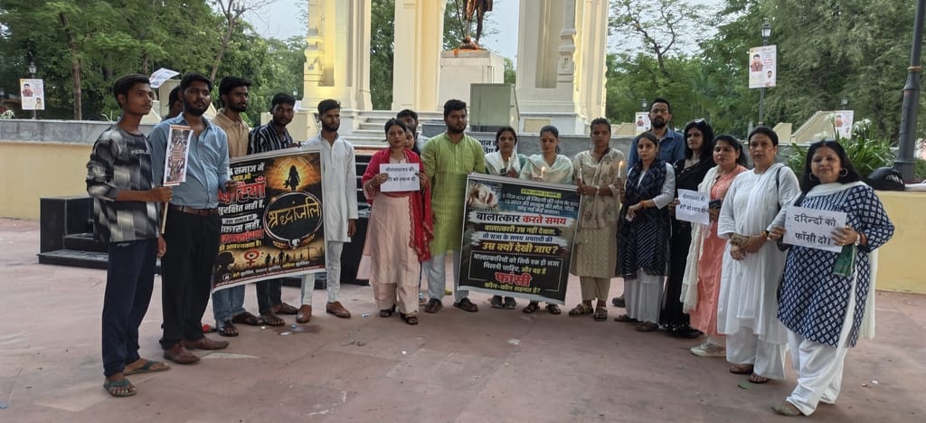 Tribute paid to a teenage girl from Rajasthan.